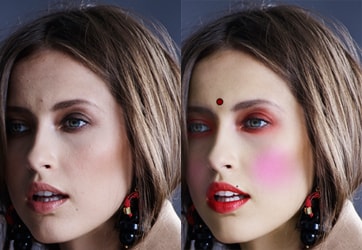 glamour retouching photoshop